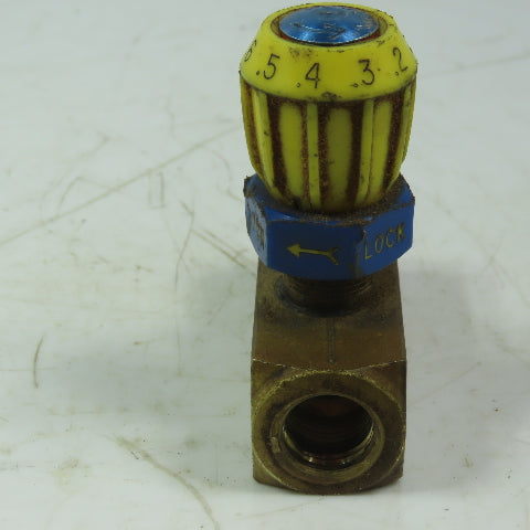 Deltrol EFL-25-B PENU-TROL Easy Read Pneumatic Brass Flow Control Valve