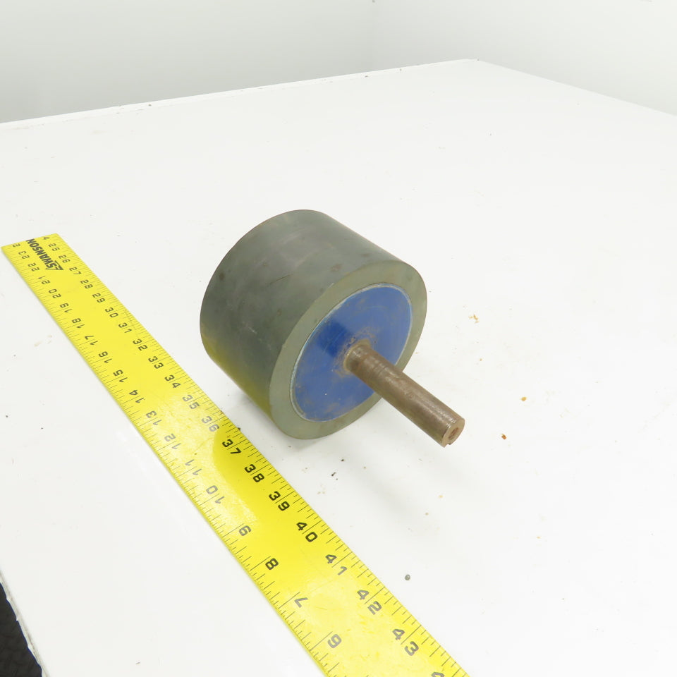 5" OD 3-1/8" Between Frame 3/4" Axle Smooth Rubber Gravity Conveyor Roller