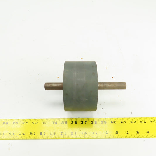 5" OD 3-1/8" Between Frame 3/4" Axle Smooth Rubber Gravity Conveyor Roller