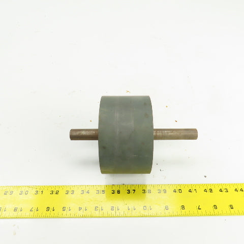 5" OD 3-1/8" Between Frame 3/4" Axle Smooth Rubber Gravity Conveyor Roller