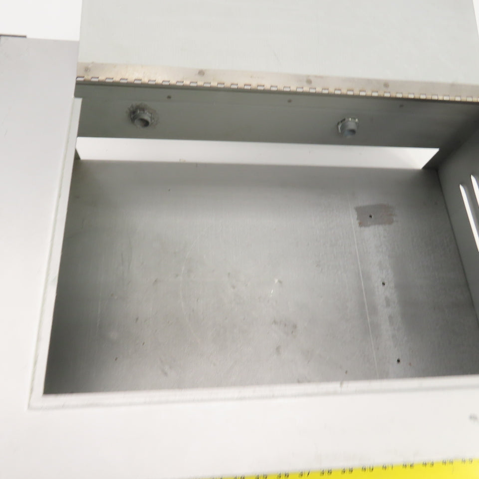 22" x 14-1/2" x 8-3/4" Free Standing Vented Steel Electrical Enclosure