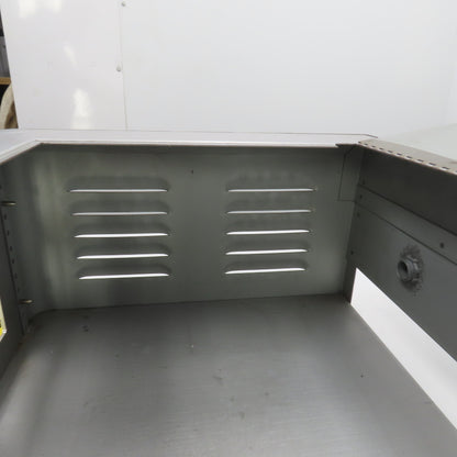 22" x 14-1/2" x 8-3/4" Free Standing Vented Steel Electrical Enclosure
