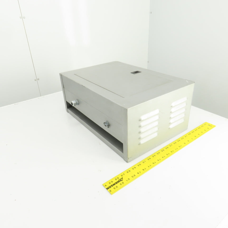 22" x 14-1/2" x 8-3/4" Free Standing Vented Steel Electrical Enclosure