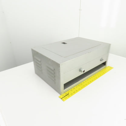 22" x 14-1/2" x 8-3/4" Free Standing Vented Steel Electrical Enclosure