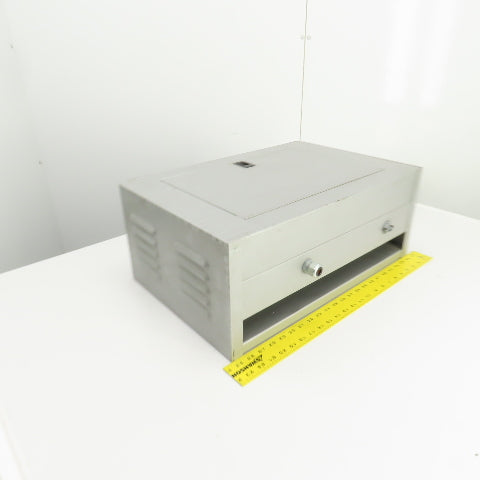 22" x 14-1/2" x 8-3/4" Free Standing Vented Steel Electrical Enclosure
