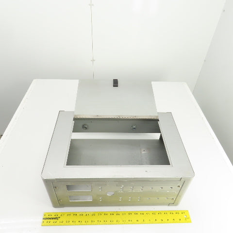 22" x 14-1/2" x 8-3/4" Free Standing Vented Steel Electrical Enclosure