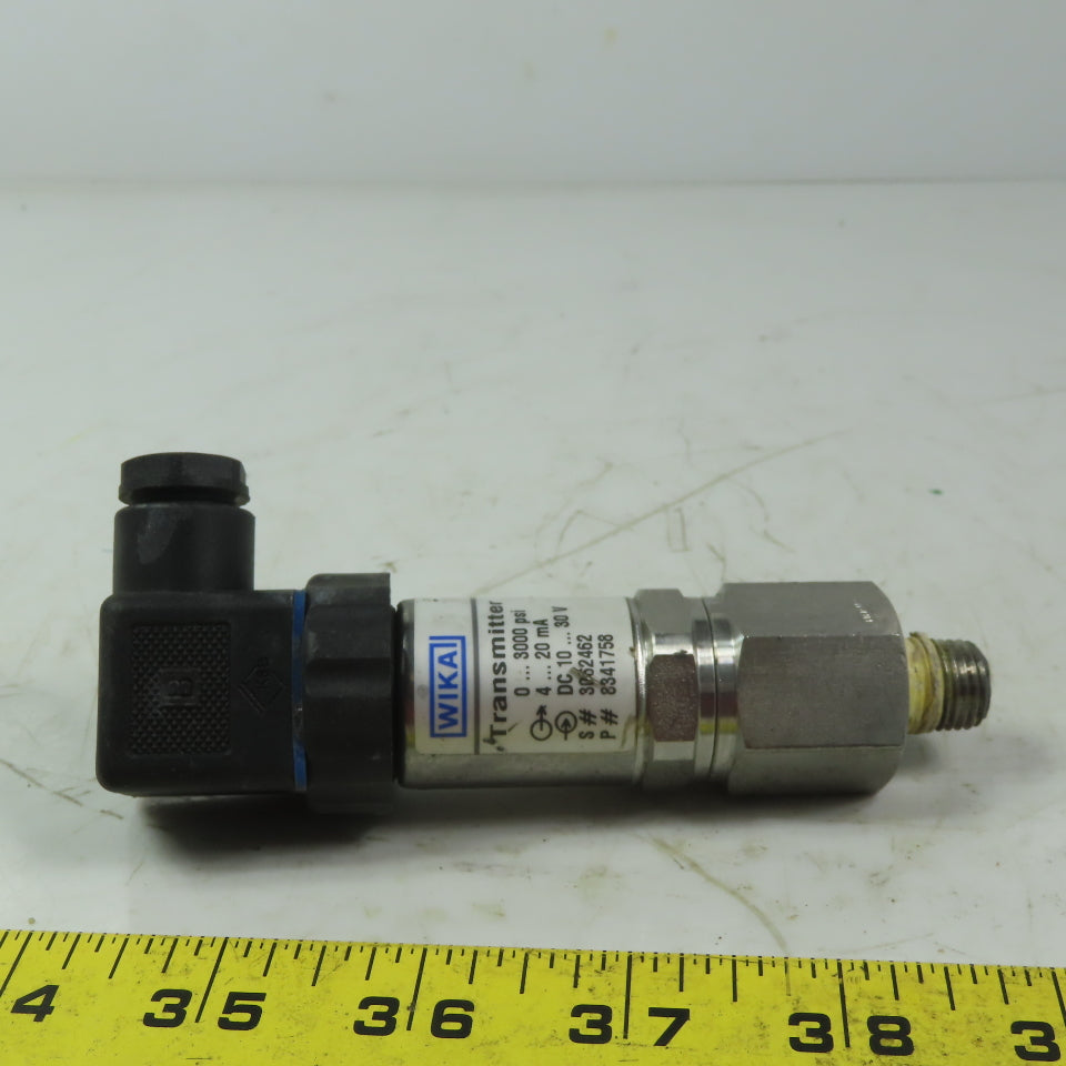 WIKA 891.23.520 S-11 Pressure Transmitter Switch 0-3000 PSI 10-30VDC 1/4" NPT