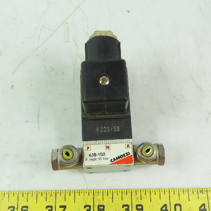 Camozzi 638-150-A6E Solenoid Valve 220V 1Ph 1/4" NPT