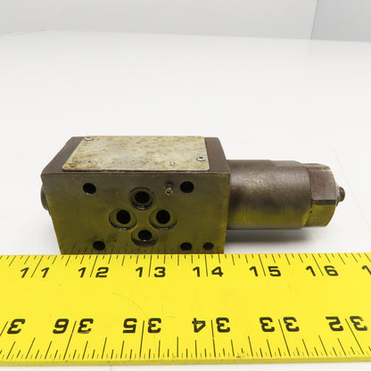 Vickers DGMX 1 3PP AW 22 B Hydraulic Pressure Reducing Sandwich Valve 4500PSI
