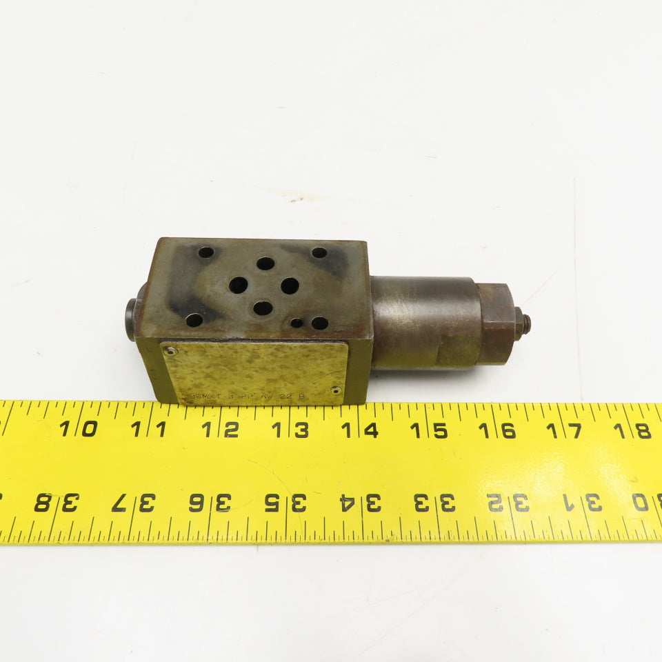 Vickers DGMX 1 3PP AW 22 B Hydraulic Pressure Reducing Sandwich Valve 4500PSI