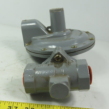 Fisher Controls S100K Gas Pressure Regulator 5.5-8.5 WC W/Relief Valve 3/4" NPT