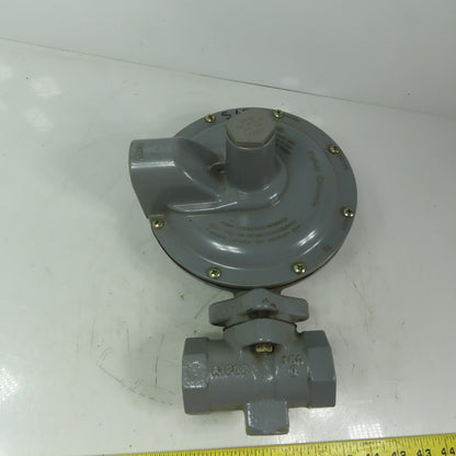 Fisher Controls S100K Gas Pressure Regulator 5.5-8.5 WC W/Relief Valve 3/4" NPT