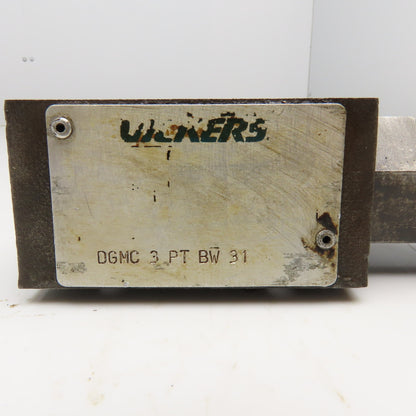 Vickers DGMC 3 PT BW 31 Adjustable Pressure Relief Valve