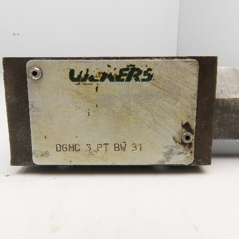 Vickers DGMC 3 PT BW 31 Adjustable Pressure Relief Valve