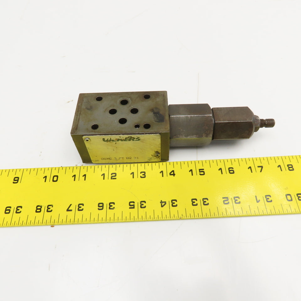 Vickers DGMC 3 PT BW 31 Adjustable Pressure Relief Valve