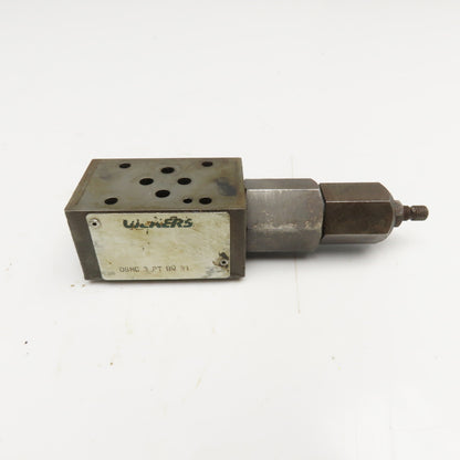 Vickers DGMC 3 PT BW 31 Adjustable Pressure Relief Valve