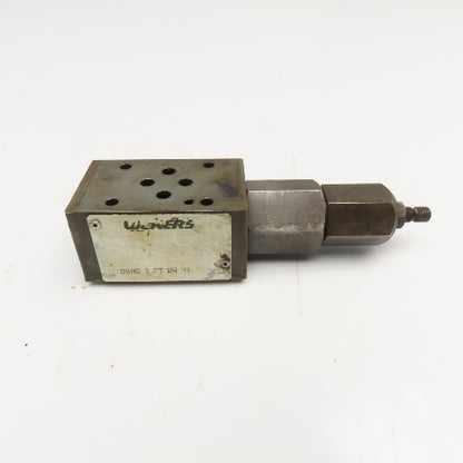 Vickers DGMC 3 PT BW 31 Adjustable Pressure Relief Valve