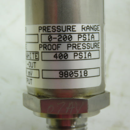 Omega Engineering PX302-200AV Pressure Sensor Transduce 0-200PSIA