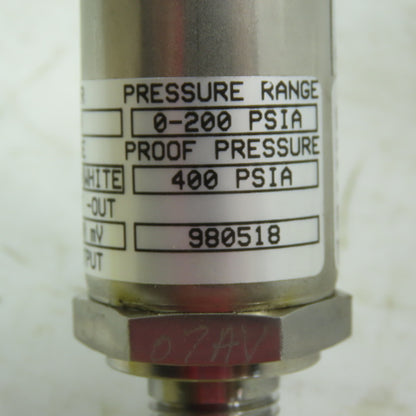 Omega Engineering PX302-200AV Pressure Sensor Transduce 0-200PSIA