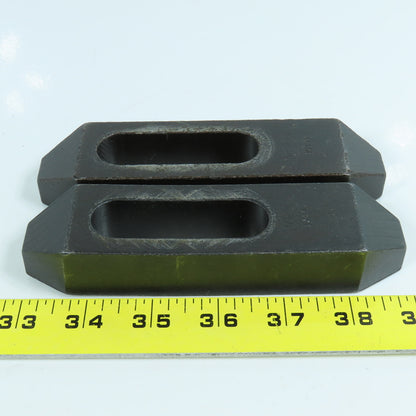 TE-CO 30411 Setup Hold Down Plain Heel Clamp 6" L x 1-1/2" W x 3/4" Slot Lot/2