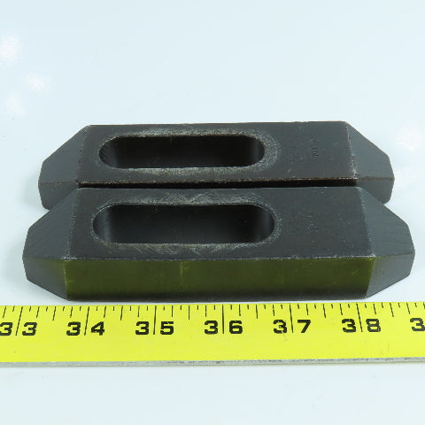 TE-CO 30411 Setup Hold Down Plain Heel Clamp 6" L x 1-1/2" W x 3/4" Slot Lot/2