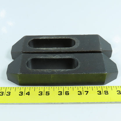TE-CO 30411 Setup Hold Down Plain Heel Clamp 6" L x 1-1/2" W x 3/4" Slot Lot/2