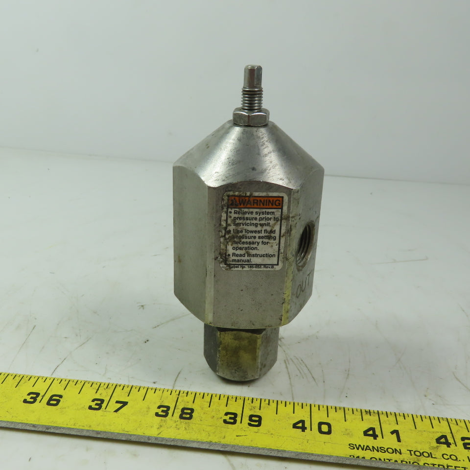 Graco 222-200 L03D Back Pressure Valve 500PSI