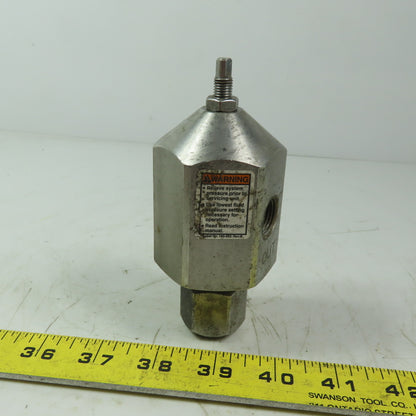 Graco 222-200 L03D Back Pressure Valve 500PSI