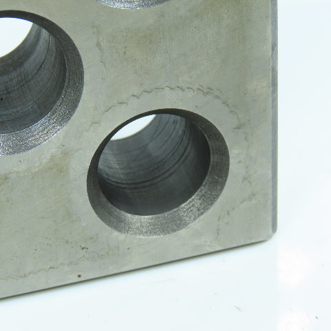 3-11/16" x 4" x 1.5070" Thick Machinist Setup Block W/ (5) 7/8" Holes