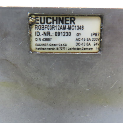 Euchner RGBF03R12AM-MC1346 3 Position Roller Multi Limit Switch 250V