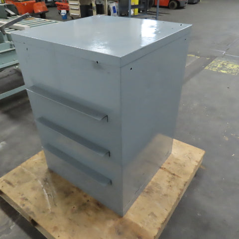 9 Drawer Industrial Parts Tool Storage Shop Cabinet 28" x 28" x 39-1/2"