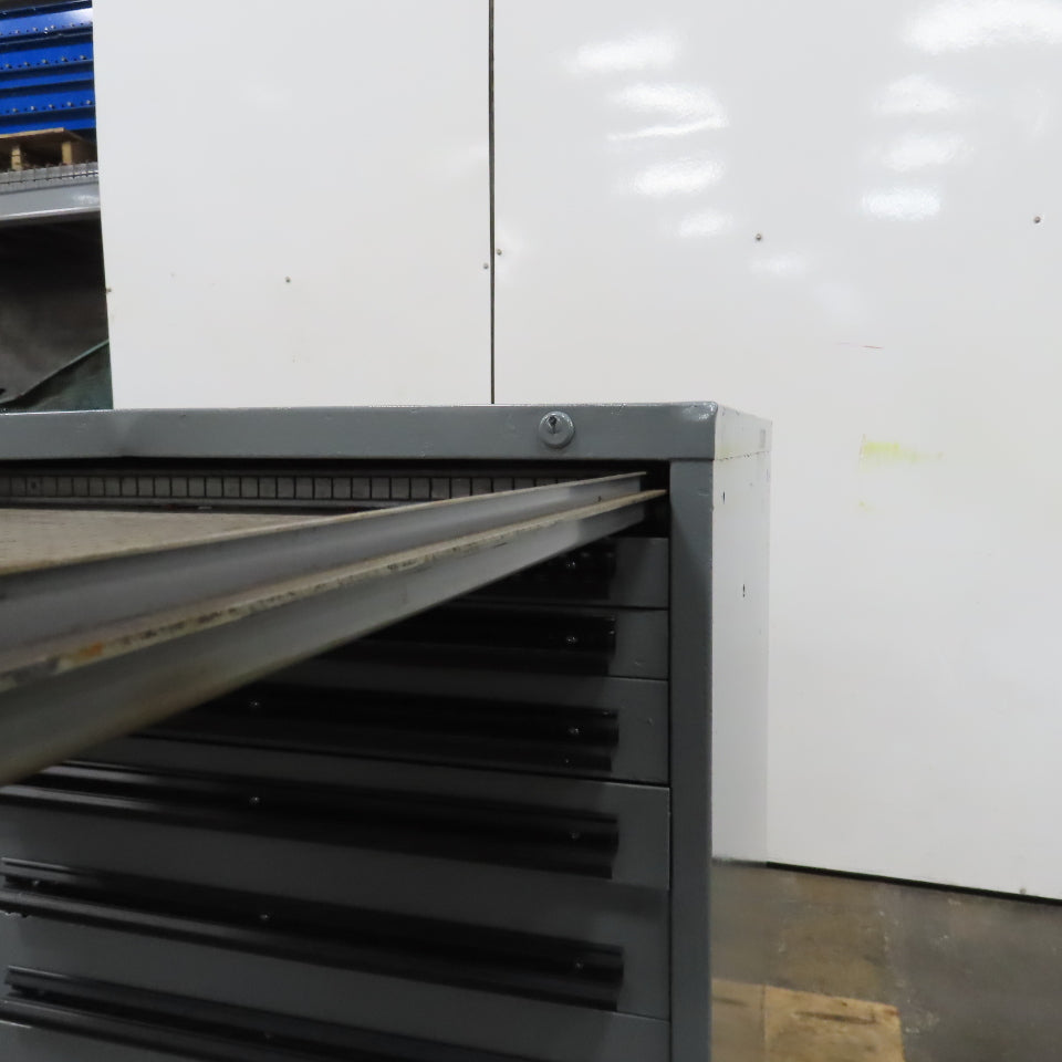 9 Drawer Industrial Parts Tool Storage Shop Cabinet 28" x 28" x 39-1/2"