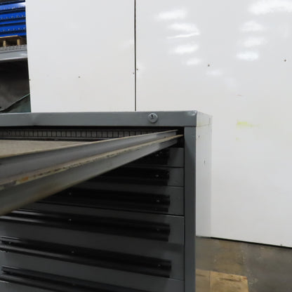 9 Drawer Industrial Parts Tool Storage Shop Cabinet 28" x 28" x 39-1/2"
