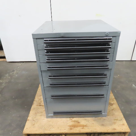 9 Drawer Industrial Parts Tool Storage Shop Cabinet 28" x 28" x 39-1/2"