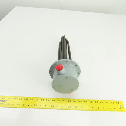 Mokon 011050 Flanged Immersion Heater Incoloy 12KW 460V 13 1/8" Long