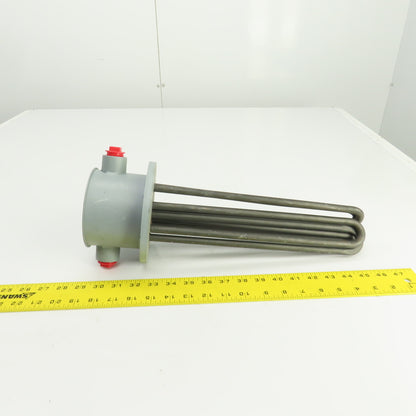Mokon 011050 Flanged Immersion Heater Incoloy 12KW 460V 13 1/8" Long