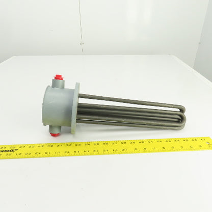Mokon 011050 Flanged Immersion Heater Incoloy 12KW 460V 13 1/8" Long