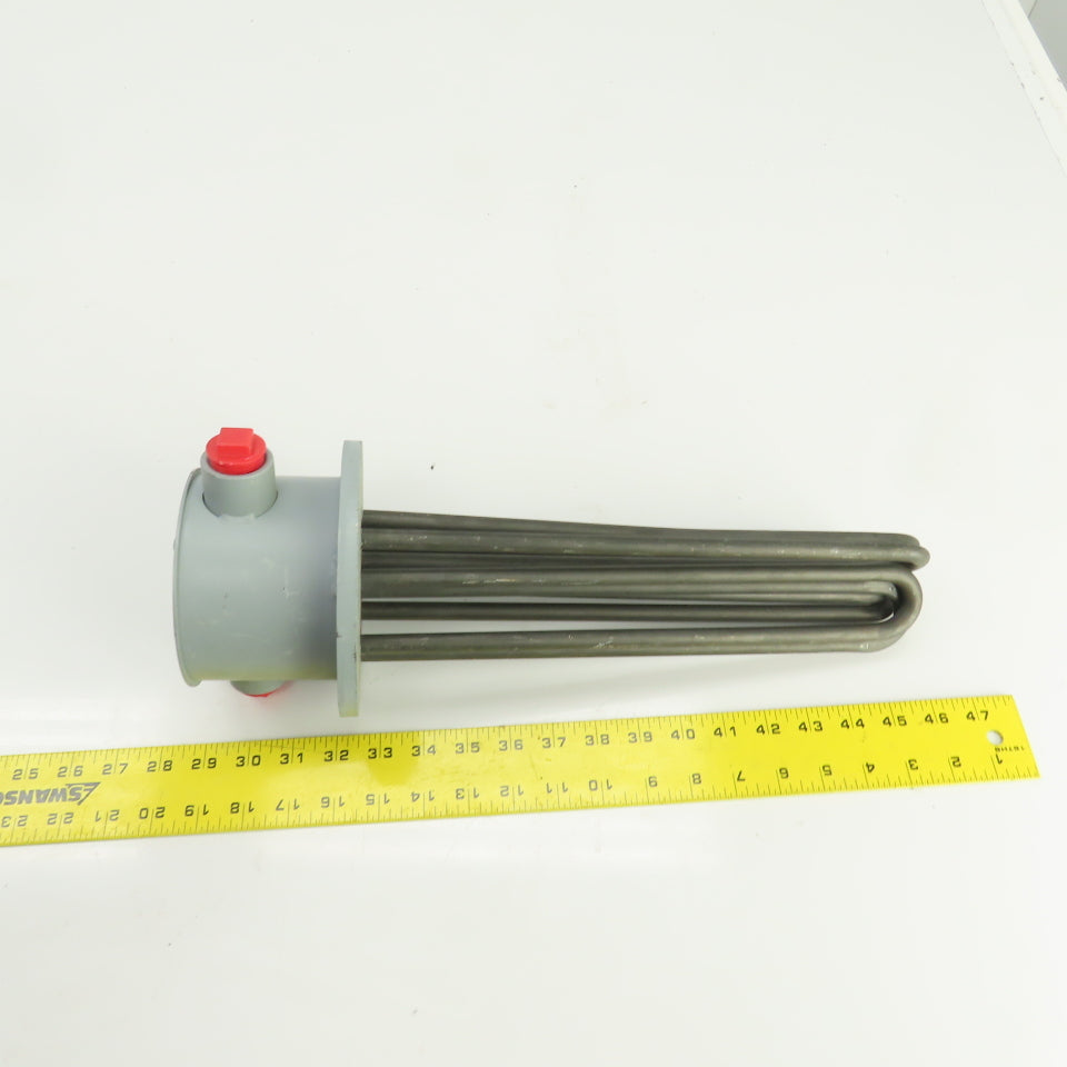 Mokon 011050 Flanged Immersion Heater Incoloy 12KW 460V 13 1/8" Long