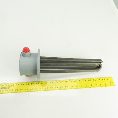 Mokon 011050 Flanged Immersion Heater Incoloy 12KW 460V 13 1/8" Long