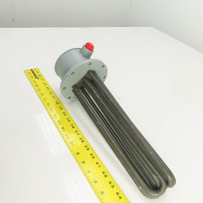 Mokon 011050 Flanged Immersion Heater Incoloy 12KW 460V 13 1/8" Long