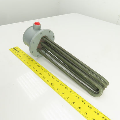 Mokon 011023 Flanged Immersion Heater Incoloy 9KW 230V 13 1/8" Long
