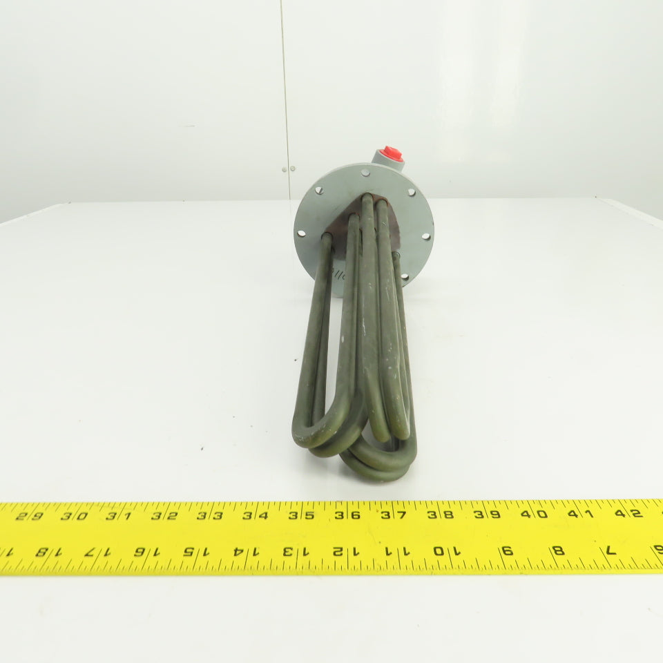 Mokon 011023 Flanged Immersion Heater Incoloy 9KW 230V 13 1/8" Long