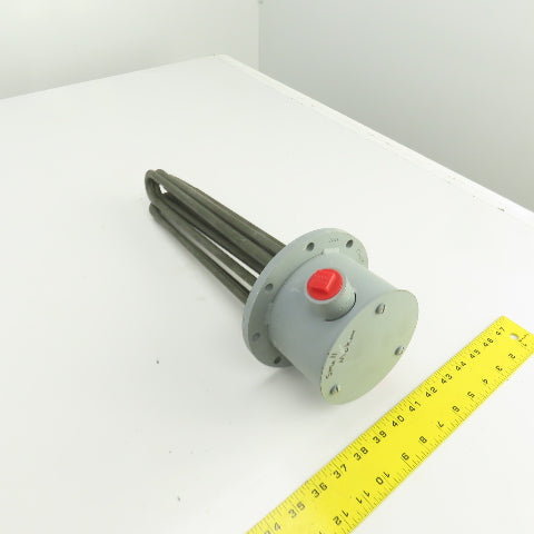 Mokon 011023 Flanged Immersion Heater Incoloy 9KW 230V 13 1/8" Long
