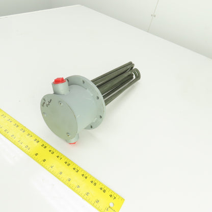 Mokon 011023 Flanged Immersion Heater Incoloy 9KW 230V 13 1/8" Long