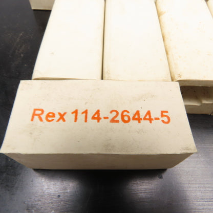 Rexnord 114-2644-5 Gripper 1757 2.55" D Shaped Mat Top Side Grip Lot Of 10