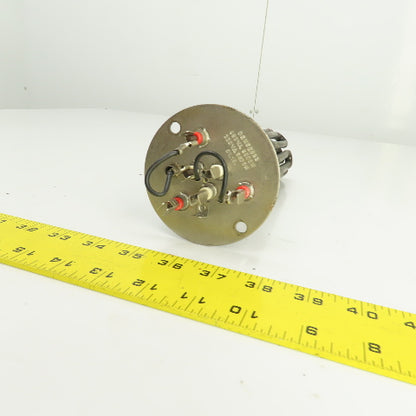 DEW5E883 Flanged Immersion Heater 480V 9000W 220V 5670W 10" Long