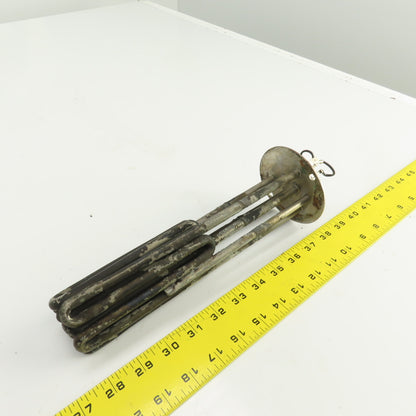 DEW5E883 Flanged Immersion Heater 480V 9000W 220V 5670W 10" Long