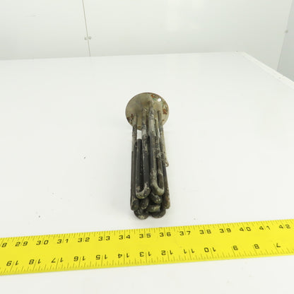 DEW5E883 Flanged Immersion Heater 480V 9000W 220V 5670W 10" Long