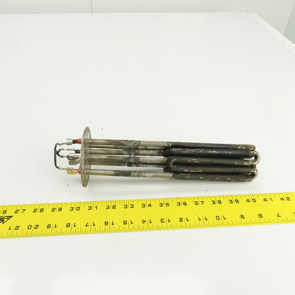DEW5E883 Flanged Immersion Heater 480V 9000W 220V 5670W 10" Long