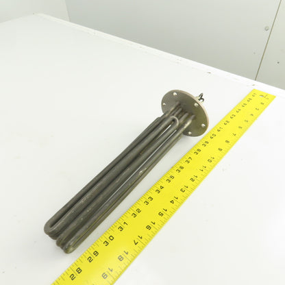 Heatwell Flanged Immersion Heater 480V 12000W 415V 9000W 220V 7500W 10-3/4" L